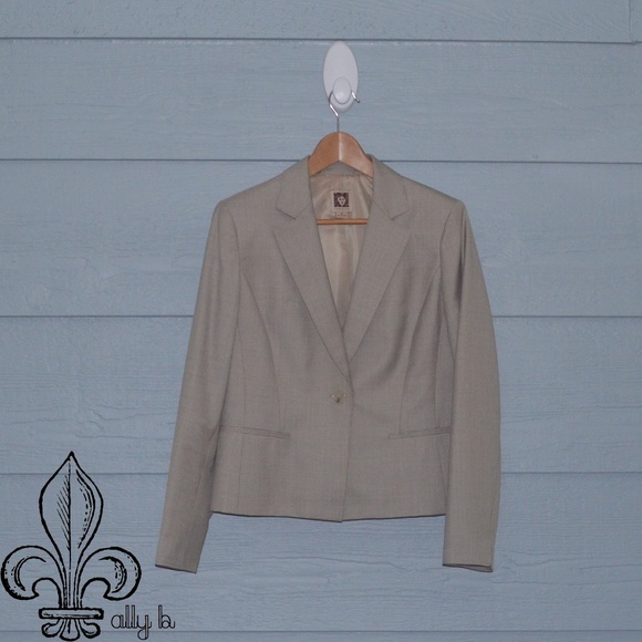 ⚜Khaki Anne Klein suit⚜ - Picture 1 of 6